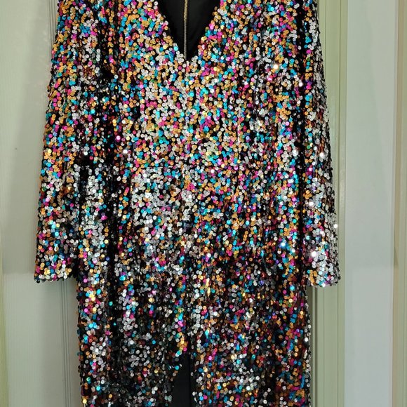 Monif C Sequin Romper - Picture 2 of 4